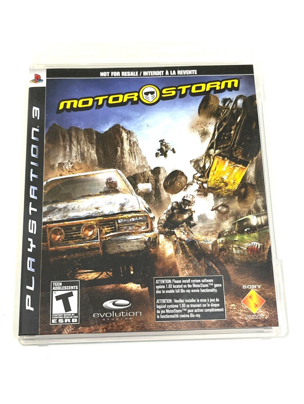 Motor Storm Playstation 3 PS3 - With Original Manual